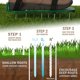 thumbnail image 4 of Lawn Aerator Shoes,Loose Soil Garden Aerator,Adjustable Straps Universal Size, For Aerating Your Lawn Or Yard Also Fits For Epoxy Floor, Overlays,Garden Patio Backyard Gardening Tools, 4 of 4