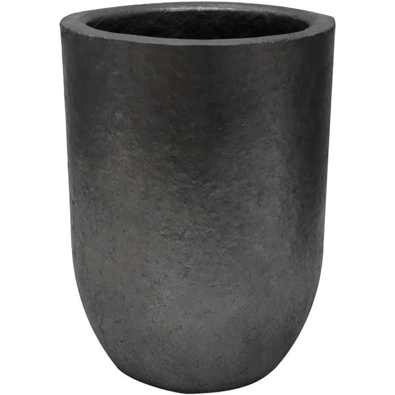 Nelyrho #15-33lbs-15kg Premium Graphite Crucible (Silicon Carbide Clay) - 1800°C/3272℉ High Temp - Melts Alum, Gold, Silver, Copper, Brass - Long Lasting