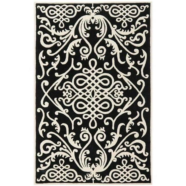 Safavieh Soho Black Contemporary Rug - 3'6" x 5'6"