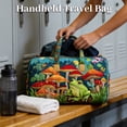 thumbnail image 3 of 3D Embroidered Wildlife Canvas Travel Duffel handbags – Large Capacity Quilted Shoulder Bag for Unisex Outdoor, Gym, and Weekend Use, 3 of 5