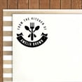 thumbnail image 2 of Printtoo Roound Personalized Black Self Inking Kitchen Stamp Custom Business Monogram Rubber Stamper-45 mm, 2 of 6