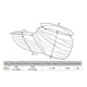 thumbnail image 3 of Sombrero pico plegable - Gorra de playa para deportes al aire libre para mujer - Nailon tejido ligero - Talla única, 3 of 3