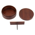 thumbnail image 2 of Fiambrera, Fiambrera Bento Food Caja de comida de madera Contenedor de almuerzo Construcción robusta, 2 of 8