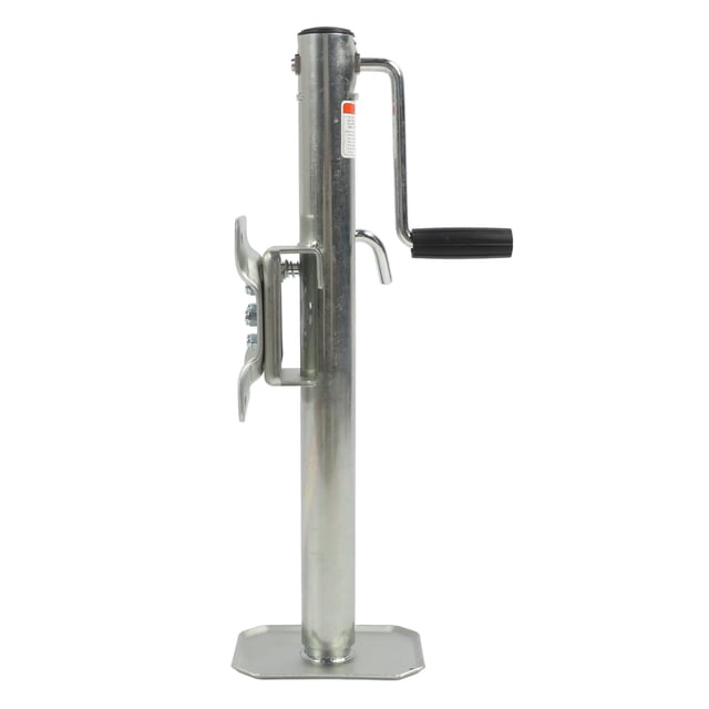Cric de Remorque, Cric de Remorque Réglable de 1200lbs avec Poignée à Rotation Latérale de Roue, Cric de Langue Pivotant pour Remorques de Yacht, Vtt, Vtt