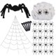 thumbnail image 1 of Conjunto De Decoraciones De Halloween Arañas de 50cm/5cm, telarañas de 5m/40g, accesorios de decoración de Halloween, espeluznante Artificial, 1 of 9