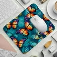 thumbnail image 2 of Butterfly Square Printed Desk Mat Gaming Mouse Pad Non-Slip Rubber Bottom 8.3x9.8 Inch - Suitable for Office and Gaming, 2 of 6