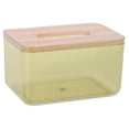 thumbnail image 1 of Soporte para caja de pañuelos transparente, minimalista y moderno, rectangular, 1 of 5
