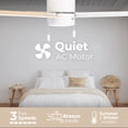 thumbnail image 6 of Heritage 52in 3-Blade Pull Chain Ceiling Fan 2700K-3000K-4000K-5000K-6000K CCT Selectable LED Light Kit with White Hardware with Reversible Blades in Natural Wood or White, 6 of 10