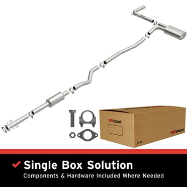 BRExhaust Direct-Fit Replacement Exhaust System 106-0783: For 2013-2017 Ford Fusion