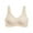 Beige, variant on Womens Jelly Bras Wireless Comfortable Bra Supportive No Underwire Bras Tshirt Push Up Bralettes Plunge Seamless Bra