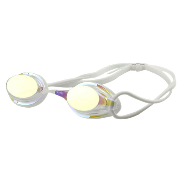 Gafas de Natación Unisex WDOplteas Antivaho para Acuáticos Blanco