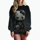 thumbnail image 1 of Blusa holgada de cuello redondo con dibujos animados de Hello Kitty para mujer, otoño/invierno, dulce y linda, estilo coreano Y2k, para niñas, versátil, 1 of 1