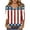 #756 Red, variant on Women's Crewneck Pullover Tops Independence Day Graphic Tee Casual Stars ans Stripes T Shirt 4XL