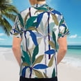 thumbnail image 6 of High Quality Hawaiian Shirts for Men Short Sleeve Aloha Beach Shirt Floral Summer Casual Button Down Shirts Blouses IY9NY5, 6 of 7