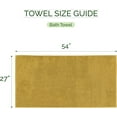 thumbnail image 4 of Elegant Comfort Turkish Popcorn Cotton Bath Towel Set, 27 x 54 Inches, 2-Pack, Hotel-Quality, Soft, Durable, Quick-Dry, Highly Absorbent Amber Gold, 4 of 4