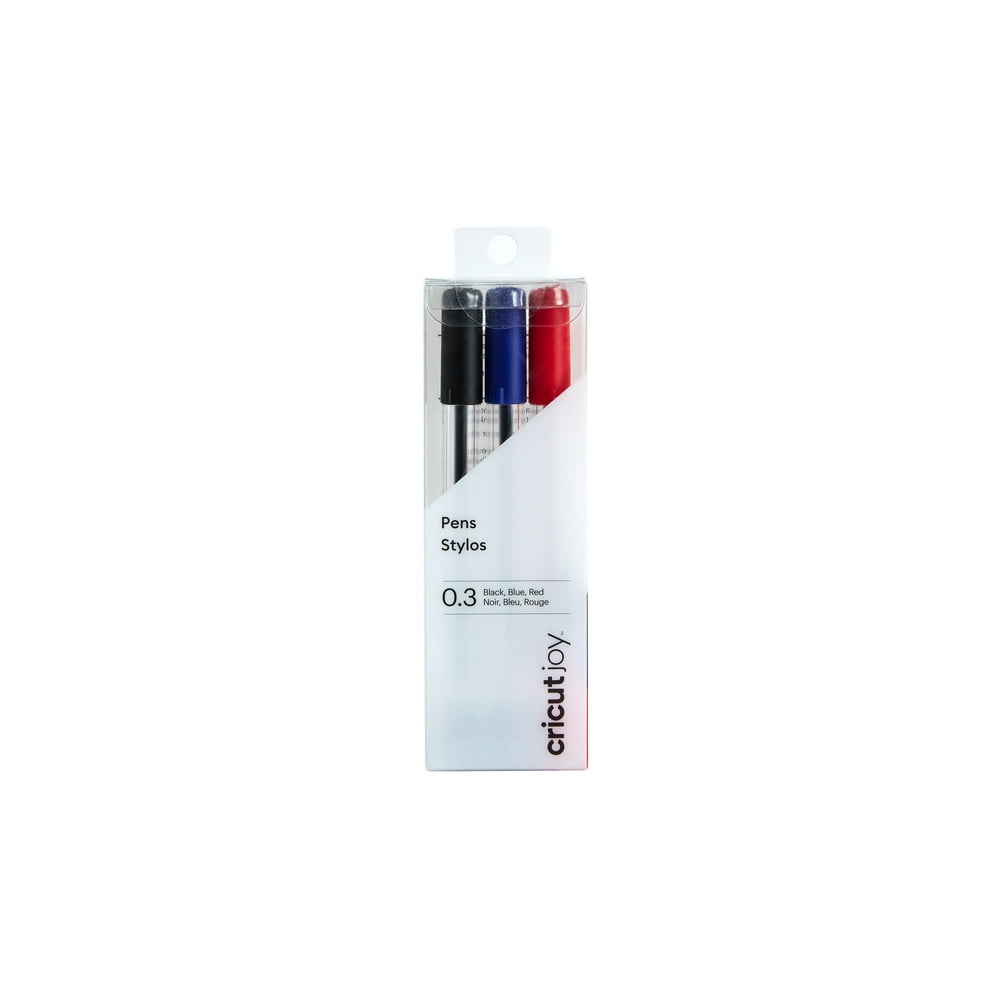 Cricut Joy Extra Fine Point Pens 0.3 (3) Black, Blue, Red