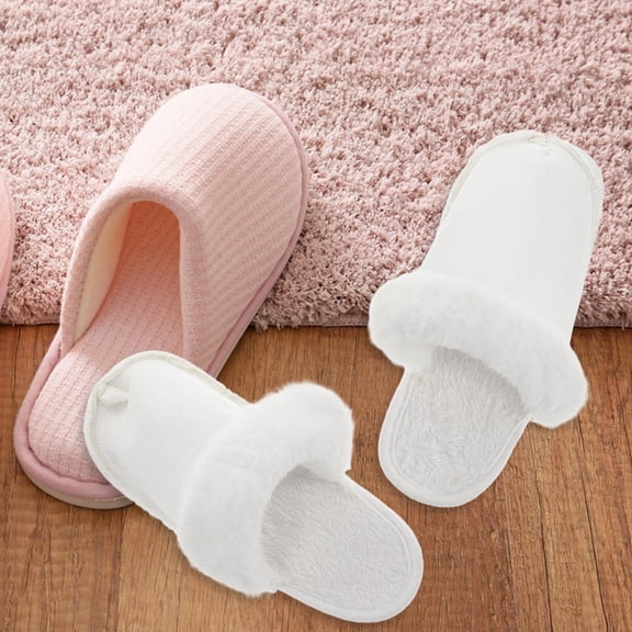 WORGEOUS 1 Pair Insoles Breathable Moisture Reduction Fuzzy Material Removable Slippers Liners