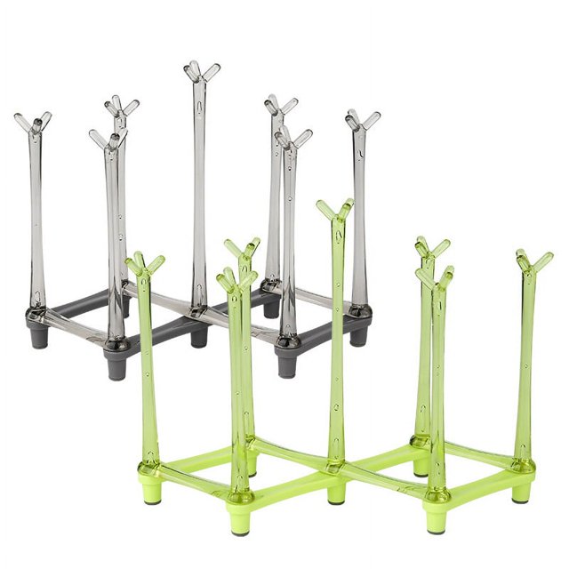 Soporte De Escurridor De Botella De Estante De Secado De Taza Plegable Antideslizante Para Encimeras Rejilla de secado plegable para botellas