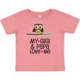 thumbnail image 3 of Inktastic My Gigi and Papa Love Me Granddaughter Girls Baby T-Shirt, 3 of 5