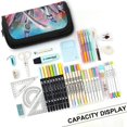 thumbnail image 4 of Mobile Suit Gundam Big Capacity Pencil Case, Large Storage Pencil Pouch Pen Case Bag with Zipper, Pencil Case for Office Supplies, 4 of 8