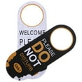 thumbnail image 4 of TABLZONE Durable PVC Do Not Disturb Sign Easy to Hang Assorted Colors, 4 of 8