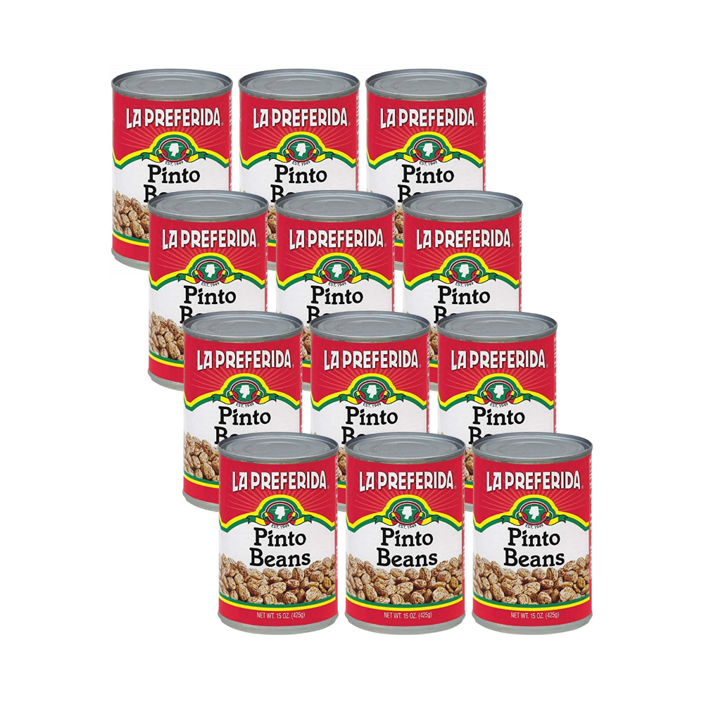 La Preferida Pinto Beans, 15 OZ (Pack 12)