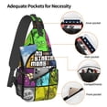 thumbnail image 4 of My Singing Monsters Sling Backpack Travel Hiking Chest Bag Daypack Multipurpose Crossbody Shoulder Bag, 4 of 9