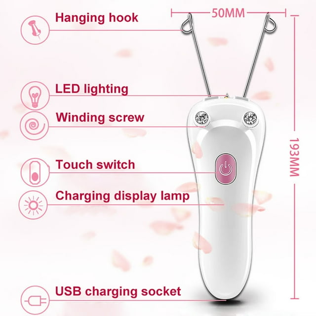 PVCS Electric Epilator Body Thread Epilator Facial Electric Epilator Epilator