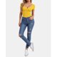 thumbnail image 5 of Tops CLOZOZ Camisetas con cuello en V para mujer de manga corta y manga larga, 5 of 5
