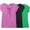 Black/Crocus/Light Green(PACK G), variant on Girl's School Uniform Breathable Quick-Dry T-Shirt PackA 10/12