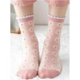 thumbnail image 5 of Zhengup Women's 6 Pairs Floral Ankle Socks Casual Breathable Crew Sock, 5 of 5