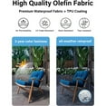 thumbnail image 3 of WINSOON 24x24 Inch Outdoor Deep Seat Cushion Set-Dark Blue, 3 of 5
