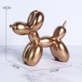 thumbnail image 4 of Estilo Nórdico Globo Perro Escultura Resina Animales Forma Escritorio Decoración (Oro), 4 of 5