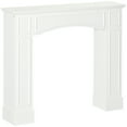 thumbnail image 1 of CoSoTower Modern Fireplace Mantel, Surround Mantel for Fireplace with Decorative Pattern Interior Width 29", White, 1 of 7