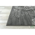 thumbnail image 3 of Handcraft Rugs - Grey, Silver, Black, Abstract Area Rug Modern Contemporary Flower-patterned Design, 3 of 6