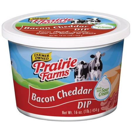 Prairie Farms Farmer Owned Sour Cream Bacon Cheddar Dip, 16 Oz.