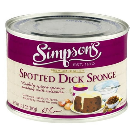 Simpson's Spotted Dick Sponge Pudding, 10.2 Ounce (The Best Black Pudding)