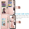 thumbnail image 2 of Galaxy A50 Case, Samsung A50 Wallet Case, Samsung Galaxy A50 PU Leather Case, Tekcoo Luxury Cash Credit Card Slots Holder Carrying Folio Flip Cover [Detachable Magnetic Hard Case] & Kickstand, 2 of 6