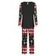 thumbnail image 5 of Puntoco Conjunto de pijama con parte superior y pantalones informales con estampado degradado para mujer, 5 of 5
