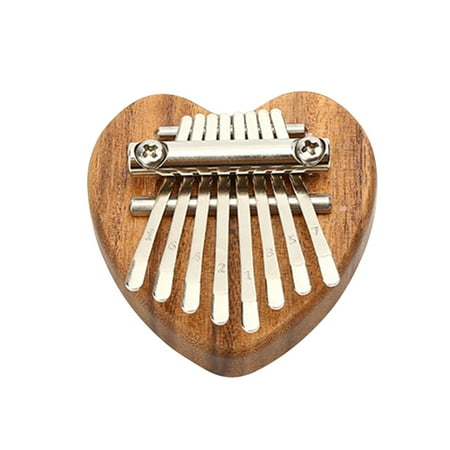 

QISIWOLE 8 Key Mini Kalimba High Quality exquisite Finger Thumb Piano Marimba Musical good accessory Pendant Gift