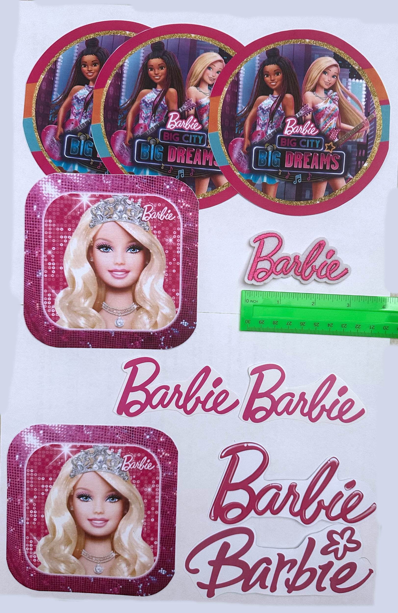 Barbie Notebook and Book sticker,Personalized Barbie Label,Barbie Back to  School Stationery Label Sticker Notebook