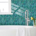 thumbnail image 4 of 6 Piezas de Escamas de Pescado Verde Oscuro (15*15 CM) - Azulejos Autoadhesivos para Cocina, Sala de Estar, Baño y Decoración del Hogar Autoadhesivos, 4 of 5