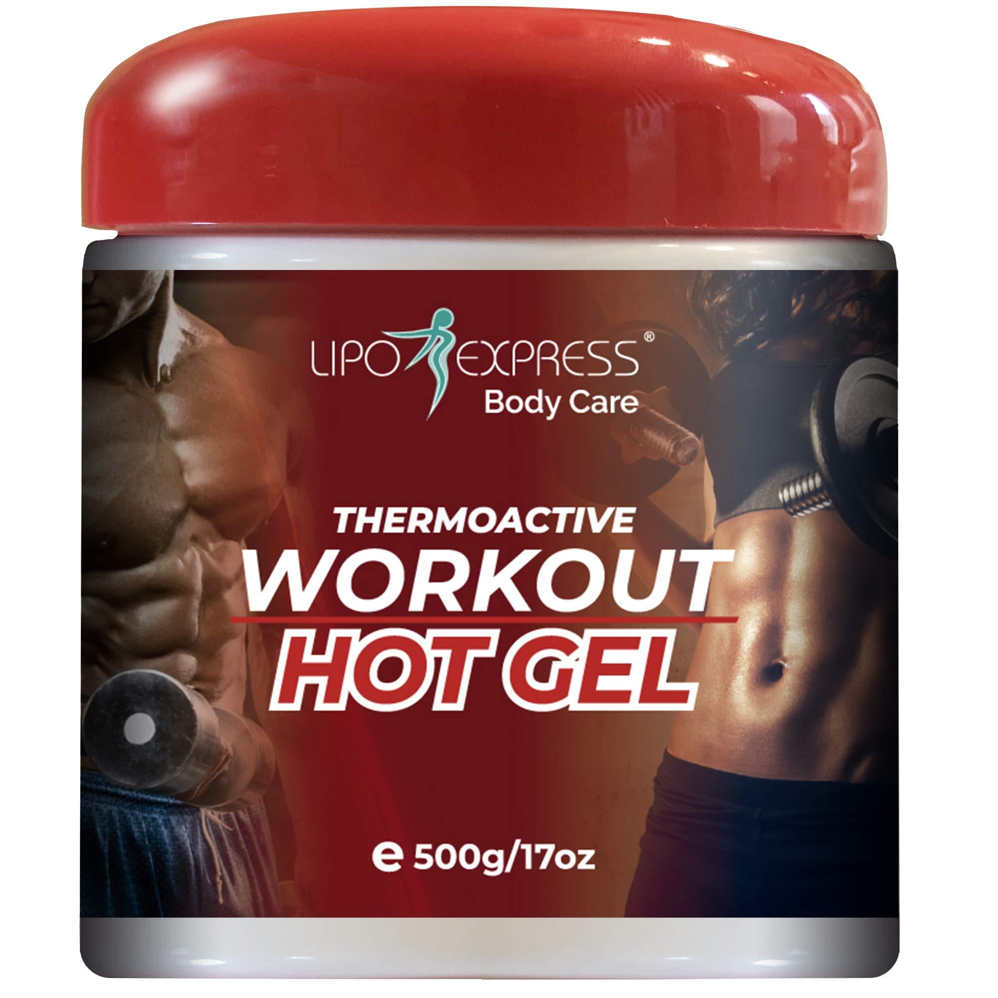 Lipo Express Workout Hot Gel 17 Oz Best HotGel Cream