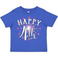 thumbnail image 3 of Inktastic Happy 4th- Fourth of July Firework Boys or Girls Toddler T-Shirt, 3 of 5