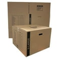 thumbnail image 2 of 10 - Pack X-Large Cardboard Moving Boxes 23x23x16 32 ECT With Handles, 2 of 4