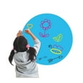 thumbnail image 3 of 12 Colors Round Chalkboard Contract Paper Self-Adhesive Blackboard Sticker Diameter 28cm for Home Office School Cafe Restaurant Menu, 3 of 6