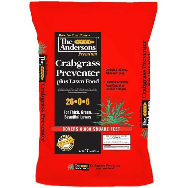 The Andersons Premium Crabgrass Preventer Plus Fertilizer 2606 6,000