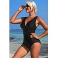 thumbnail image 6 of Beautyin Sexy Monokini Swimwear One Piece Swimsuit Women V Collar Bathing Suit, 6 of 7