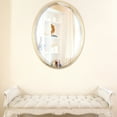 thumbnail image 2 of OVALCREST - London Framed Oval Mirror - Gold Leaf 13 1/8" x 17 1/8", 2 of 7