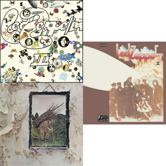 Led Zeppelin Iii (Remastered Original/180G) & Led Zeppelin Iv & Led Zeppelin Ii (180G/Remastered) [LP Vinyl Bundle]